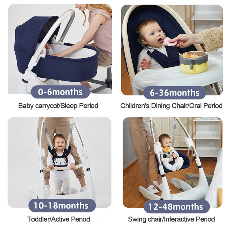 Factory Direct Wholesale Baby Swing 4 In 1 Feeding High Chair With Cheap Price