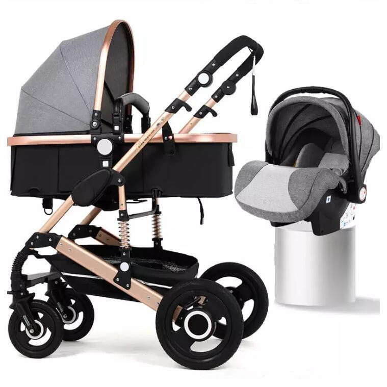 High landscape folding baby doll car seat and stroller set China wholesale kinderwagen carrito de bebe wagon for traveling