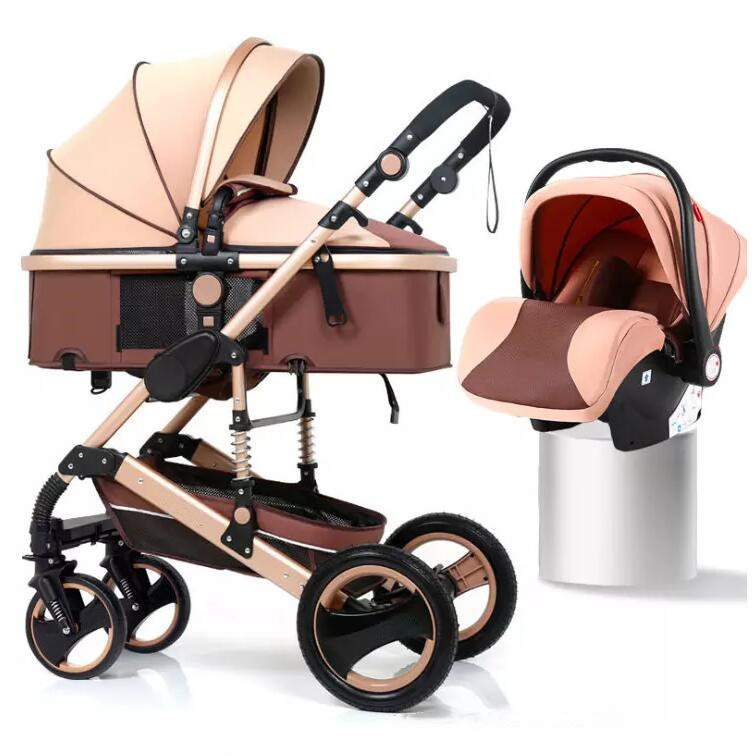 High landscape folding baby doll car seat and stroller set China wholesale kinderwagen carrito de bebe wagon for traveling