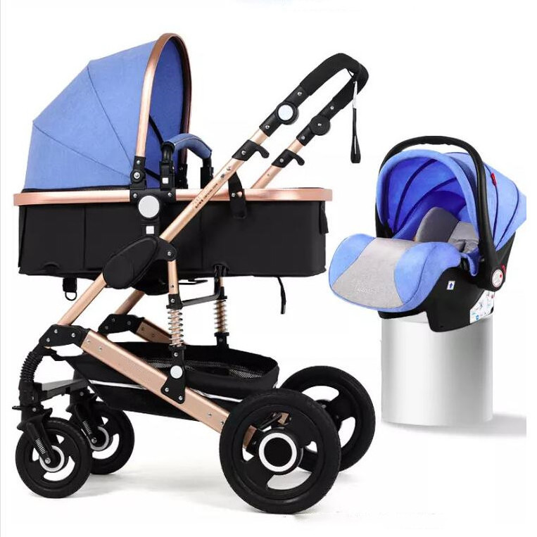 High landscape folding baby doll car seat and stroller set China wholesale kinderwagen carrito de bebe wagon for traveling