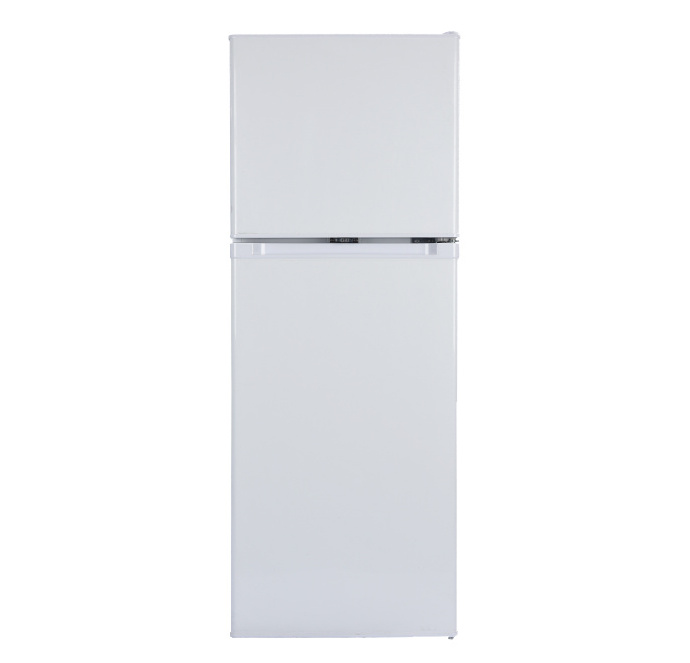 BCD-142  Double Doors Top Freezer Solar Refrigerator With Lock