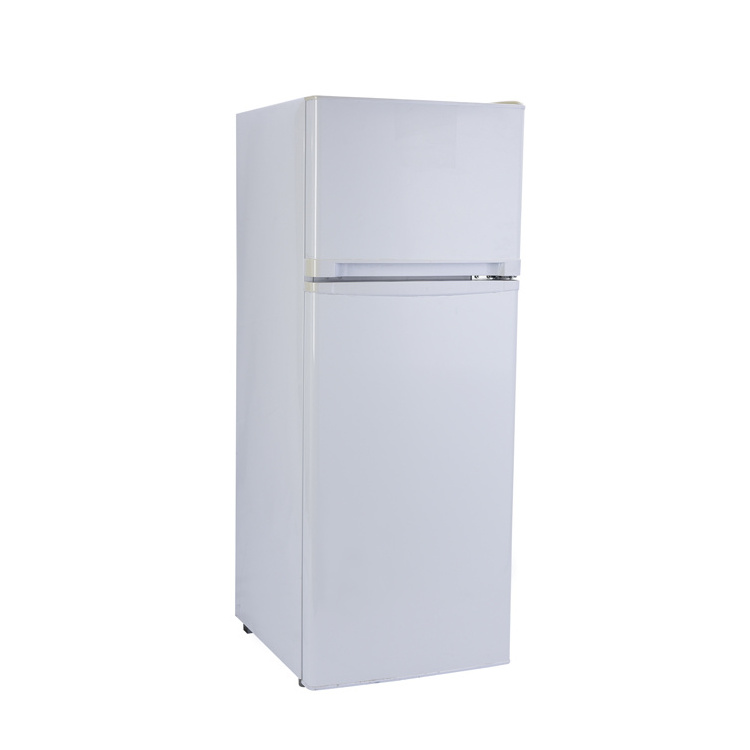 New solar powered portable fridge  12V 24V DC gas household fridge 178 Liters top freezer high quality refrigerator