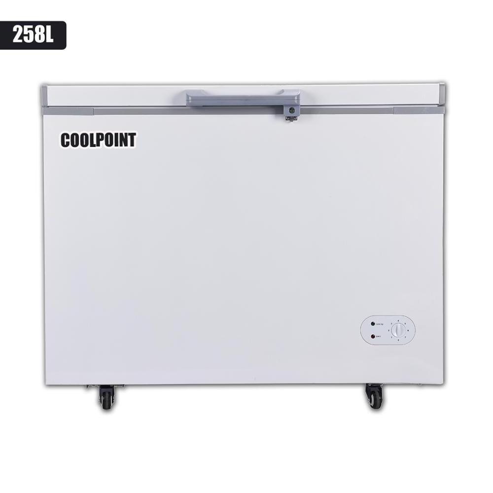 Solar powered refrigerator fridge freezer 258L