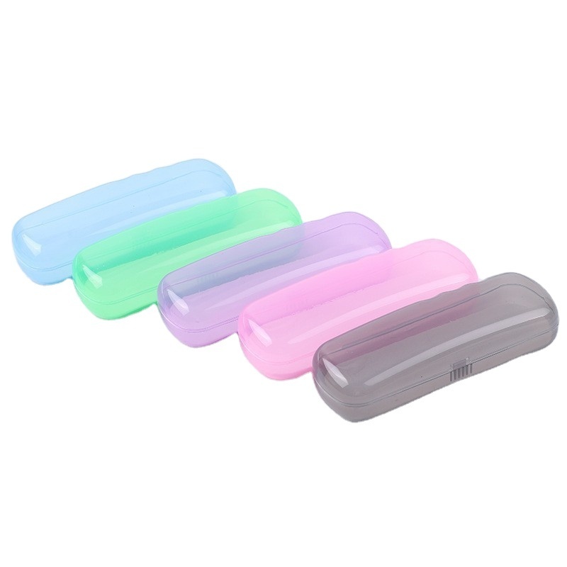 Clear Sunglasses Case Hard Plastic Plain Glasses Holder Box Portable Storage Eyeglasses Case Pouch