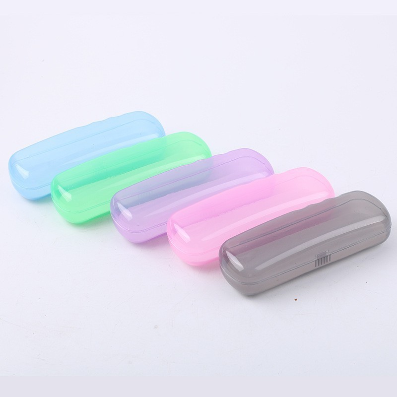 Clear Sunglasses Case Hard Plastic Plain Glasses Holder Box Portable Storage Eyeglasses Case Pouch