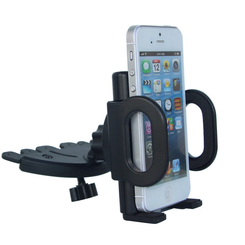 Car CD Slot 40-80mm Universal Phone Mount Holder Stand 360-degree Rotary for Phone / Galaxy S9