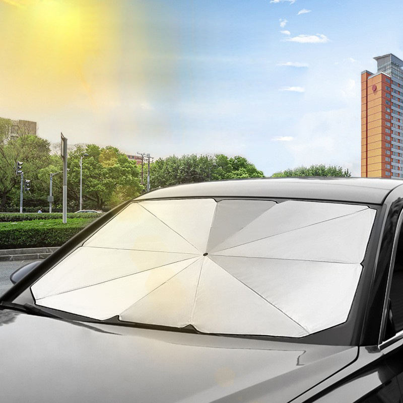 High Quality Multifunction Portable Parking Uv Proof Sun Shade Foldable Windshield Foldable Car Sun Umbrella