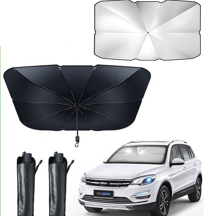 High Quality Multifunction Portable Parking Uv Proof Sun Shade Foldable Windshield Foldable Car Sun Umbrella