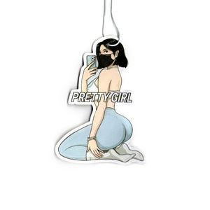 New JDM Culture Series Car Air Freshener Hanging Sexy Girl Tire Girls Car Rear View Solid Paper Car Interior Accessories Pendant