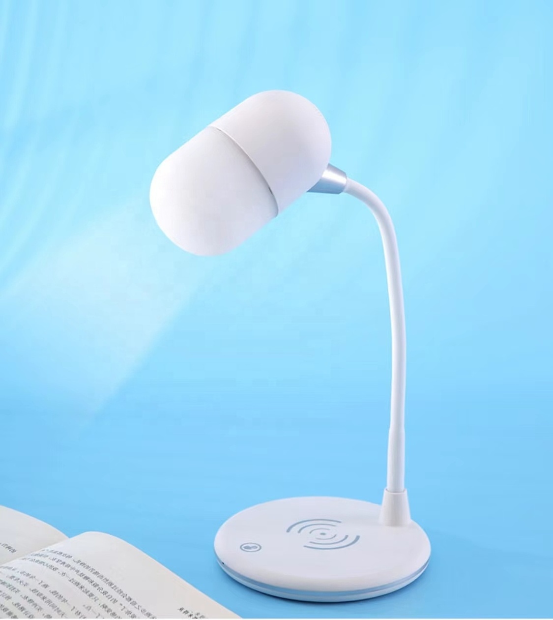 Multiple Function LED Desk Lamp Ceiling Light Noise Sleep Machine Mini Led Office Lamp Modern 80 28 Night Light 30 Plastic White