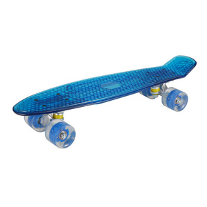 22 inch Four wheel Skate Board  Kids Scooter Transparent With Lamp For children Adult Novice Skateboard