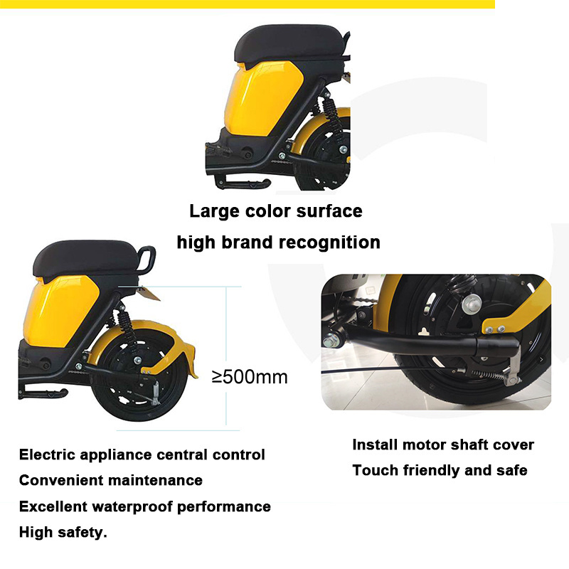 New Economy Popular Public Sharing Electric Bike Scooter 80KM Battery 2 Wheel Adult Mobility Bicycle Electric Scooter