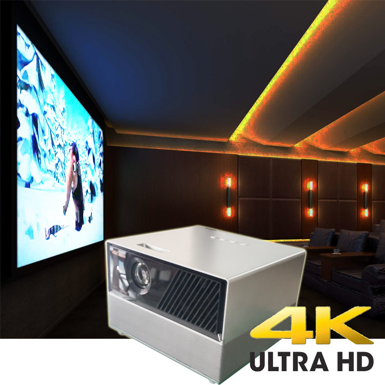 2500 ansi lumens 3LCD 4K ultra HD home cinema theatre 4k laser projector TV