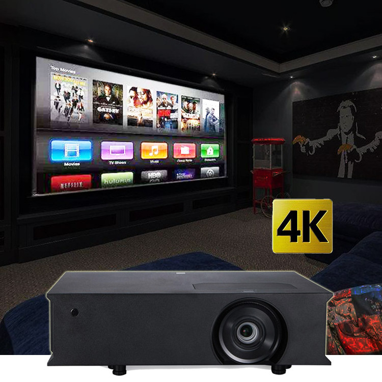 Projector hd 4k 1080p home theater 7000 ansi lumens 4k 3840*2160 laser short throw  projector