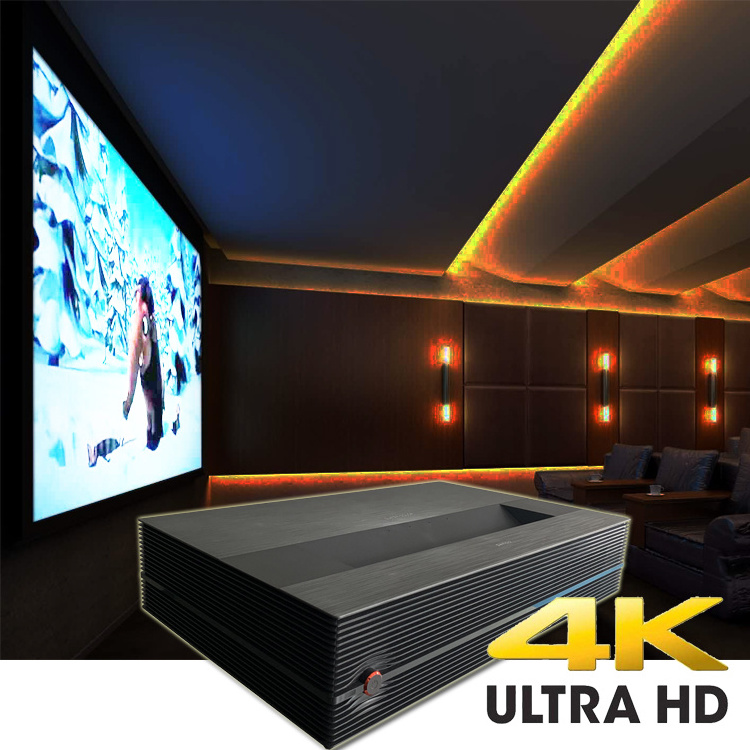 3500 ansi lumens ultra short throw  UHD Projector hd 4k 1080p home theater