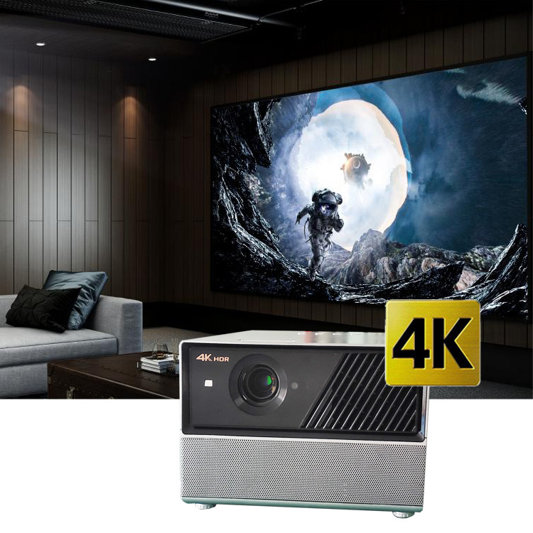 2500 ansi lumens 3LCD 4K ultra HD home cinema theatre 4k laser projector TV