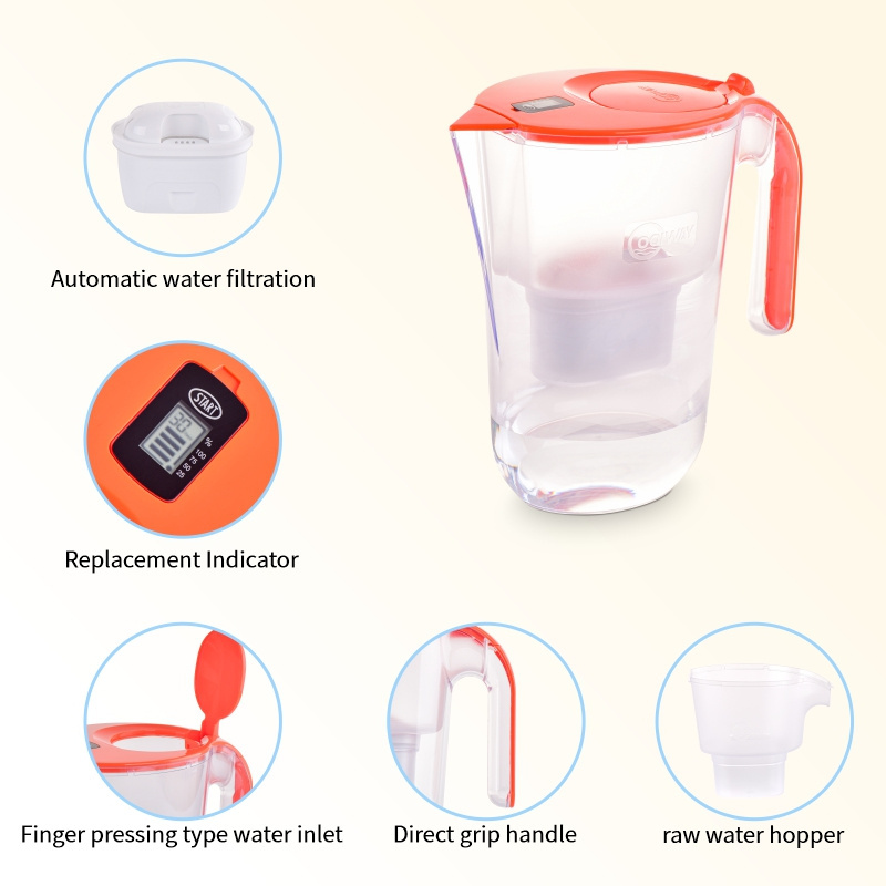 mini water purifier for home alkaline water filter replacement food grade water filter pitcher