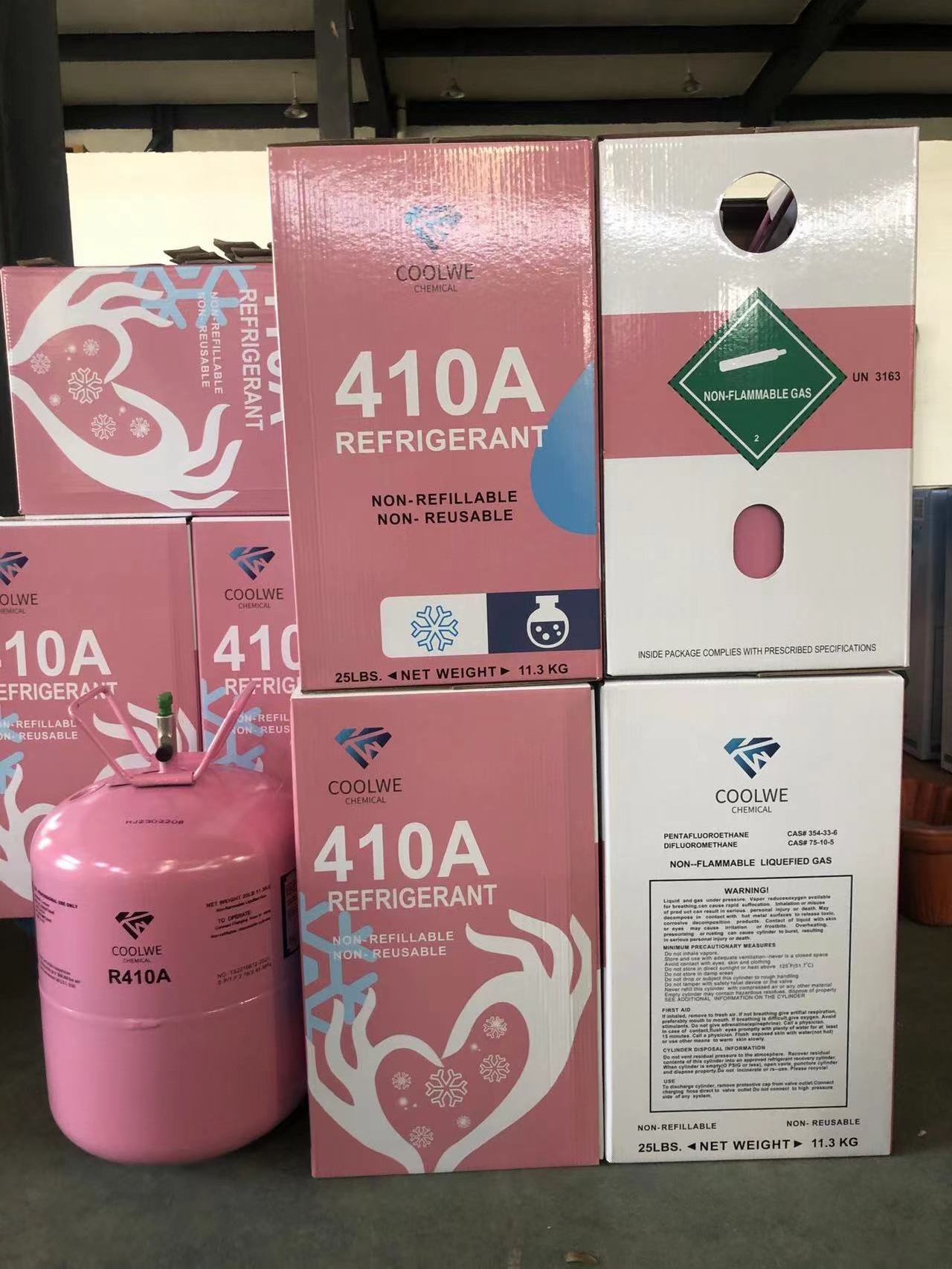 Wholesale factory supply 99.9% purity refrigerant gas r134a  r404a r410a R507 R507a