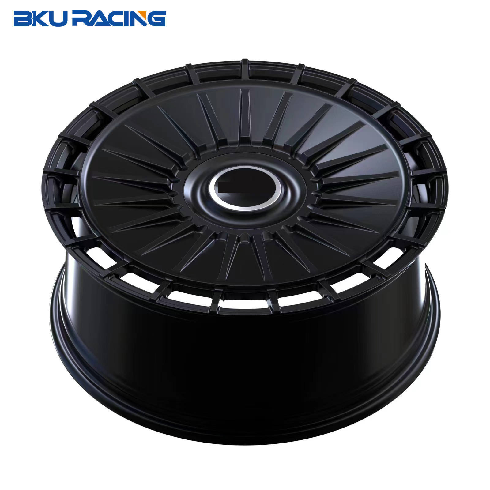 Bku racing 5X130 5x112 wheels 20 21 22 inch Forged Black Finish Passenger Car Wheels for mercedes wheels w223 w222 G63 G500 W463