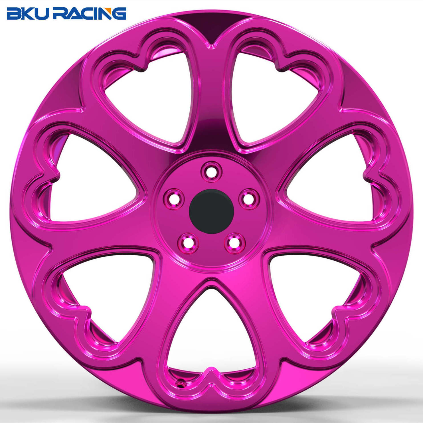 Bku racing 5x120 wheels 18 19 20 21 inch custom heart shape racing car wheels rims jantes disc for bmw F10 F30 F35 E90 E92 E46