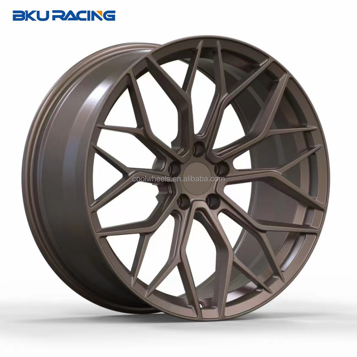 Bku racing 5x112 wheels 19 20 21 22 inch forged alloy passenger car wheels rims for Audi S4 S5 S7 S8 RS3 RS4 RS5 RS6 RS7 RSQ8