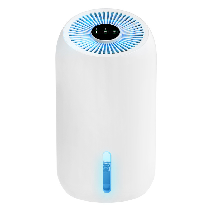 1650ML Household Electric Moisture Absorber Machine  7 Colors LED Light  Portable Air Dryer Mini Dehumidifier