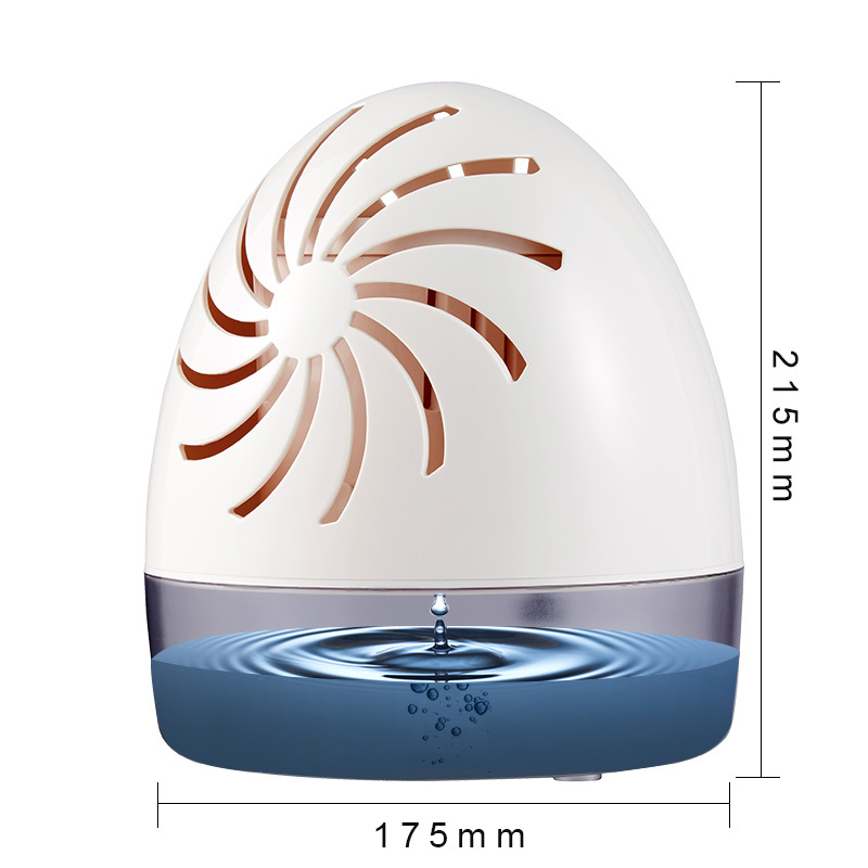 Small mini reusable desiccant air dehumidifier with silica for damp mold and moisture ideal for gun safe and home cabinet