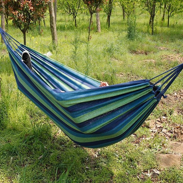 Brazilian Double Hammock / 2 Person Extra Large Canvas Cotton Hammock