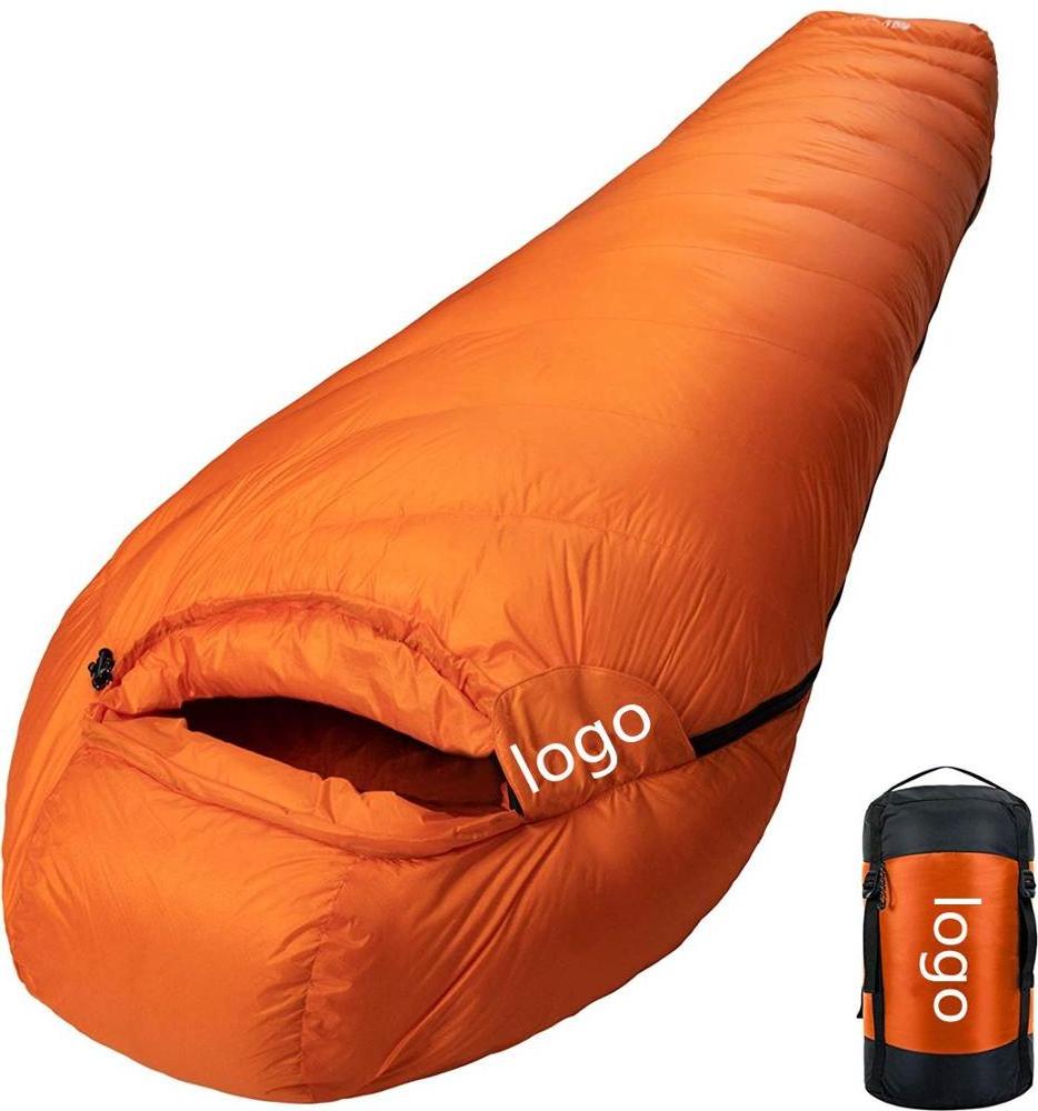 Waterproof Sleeping Bag for Adults, Lightweight Camping Mummy Goose/Duck Down Sleeping Bag Outdoor