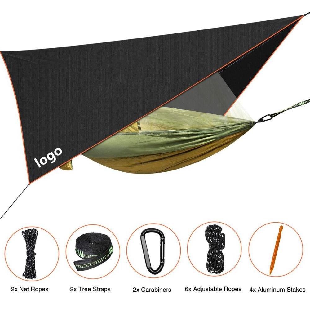 Cheap Sun Shelter Camping Hammock with Rain Fly Tent Accessories Hammock RainFly