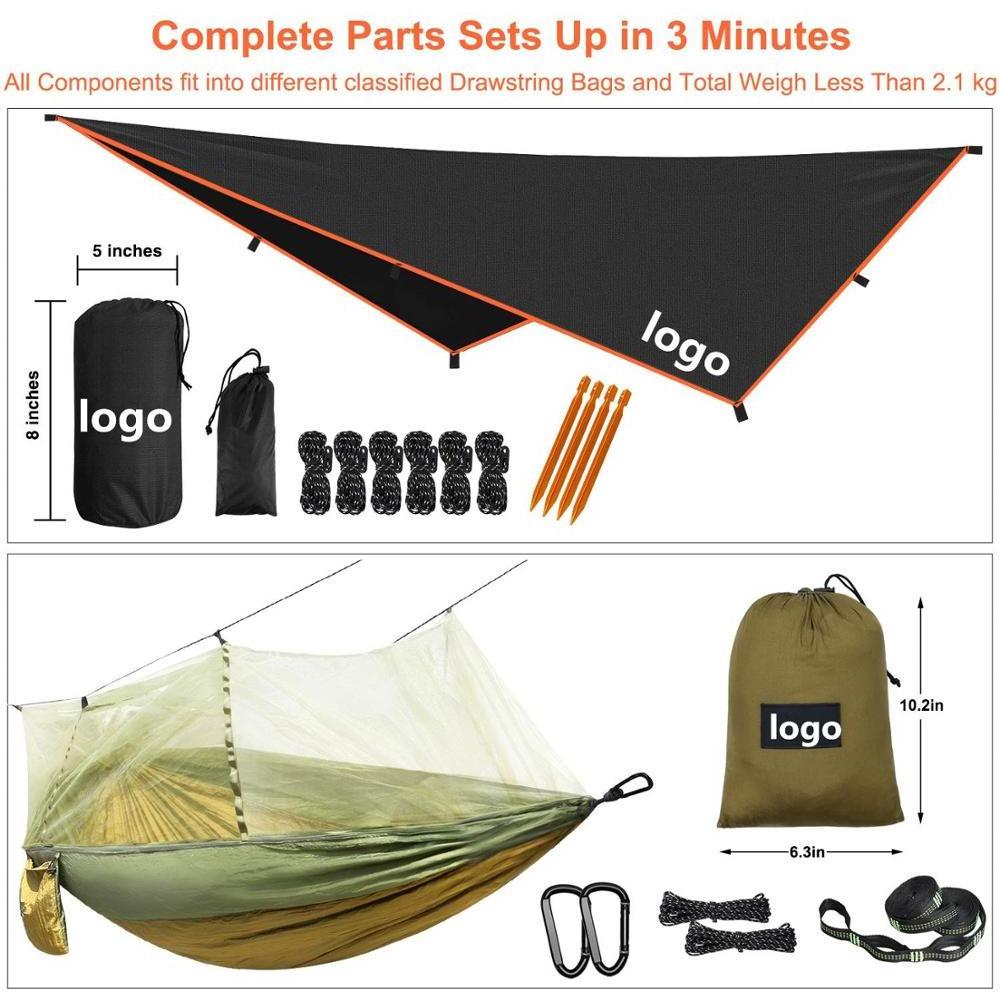 Cheap Sun Shelter Camping Hammock with Rain Fly Tent Accessories Hammock RainFly