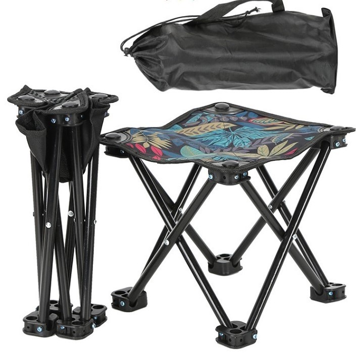 Outdoor portable folding foldable sport hiking hunting picnic chair / camping fishing stool with carrying bag