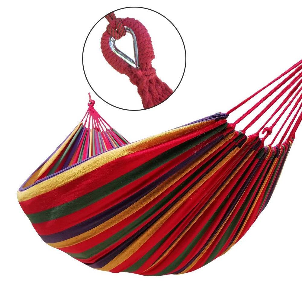 Cotton Swing Bed Brazilian Double Hammock, Soft Comfortable Canvas Hammock