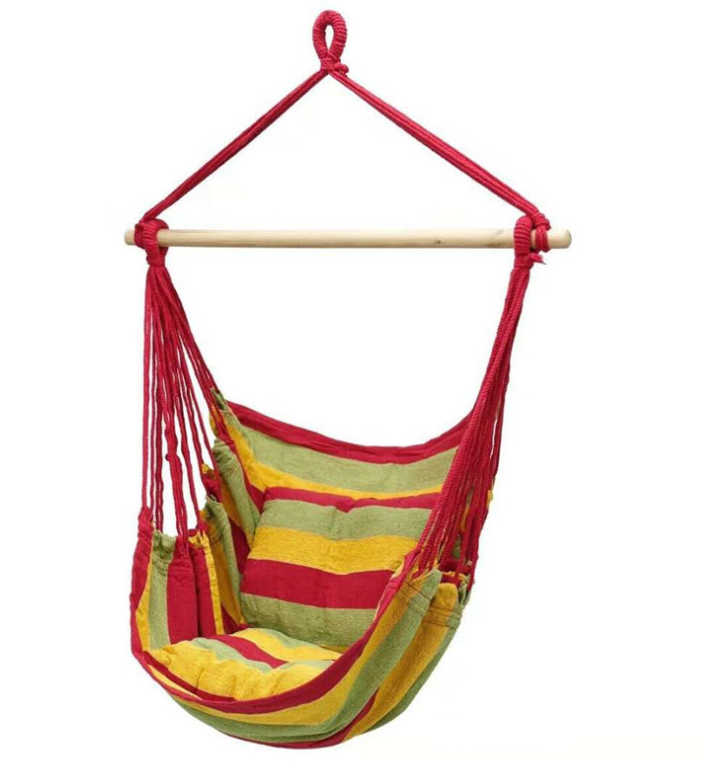 Wholesale Cotton Bedroom Hanging Swing Hammock Chair for Bedroom With Wood