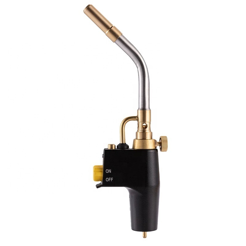 self ingiting hand torch with MAPP/PROPANE CGA600 connection welding torch