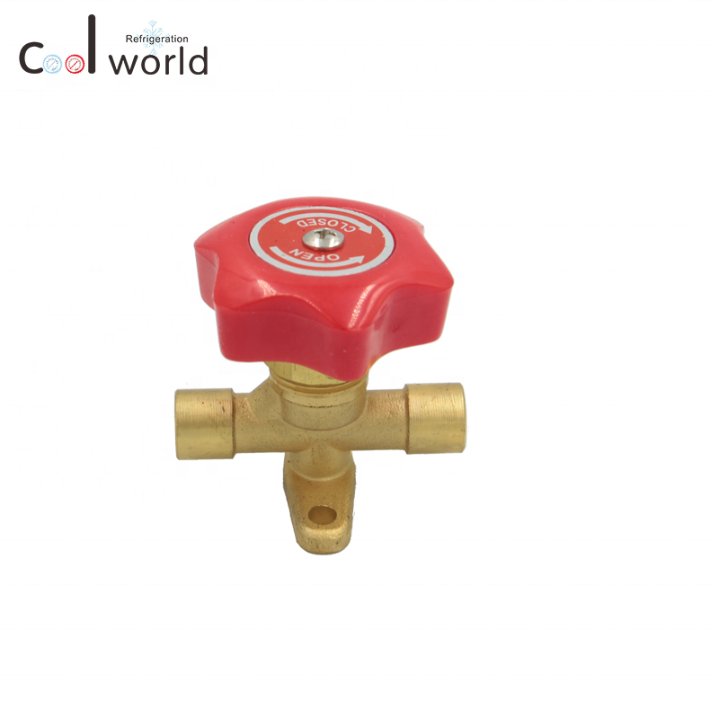 Good Quality Refrigeration Hand Valve  brass shut off hand valve