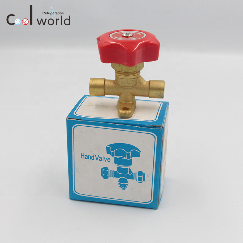 Good Quality Refrigeration Hand Valve  brass shut off hand valve