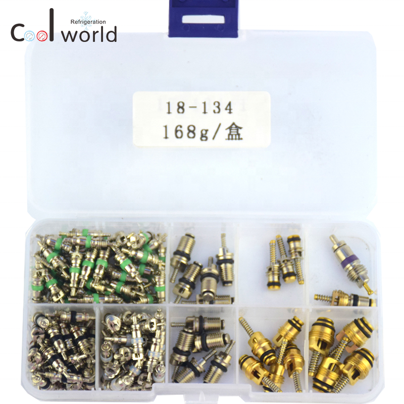 134Pcs/set R134A Automotive Air Conditioning valve core removal tool