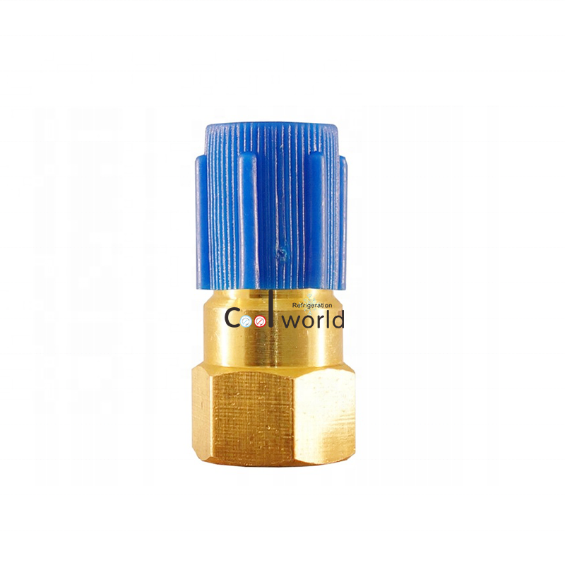 high pressure Brass R134a quick coupler to low pressure adapter for A/C manifold gauge set