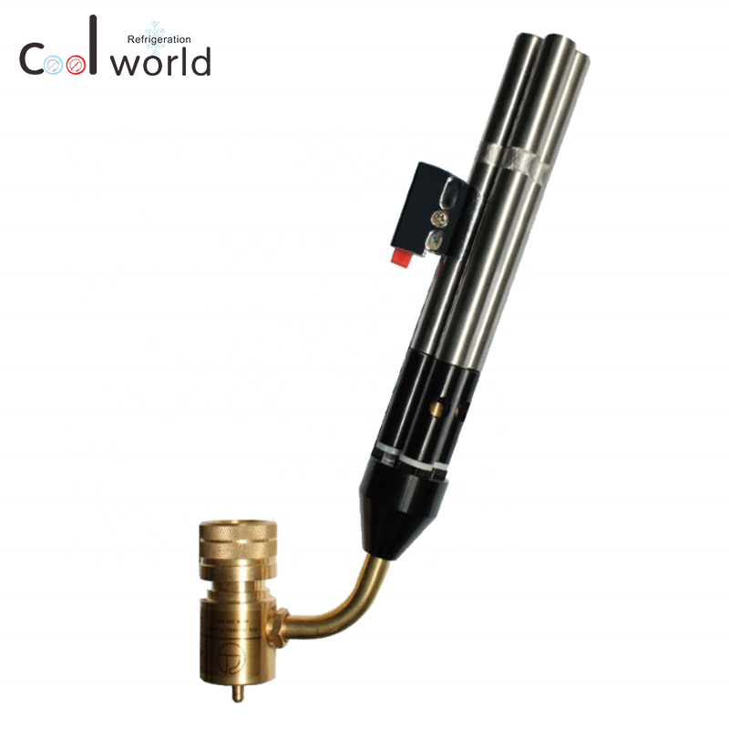 CWD-1D3 Triple tip hand torch, tips spin 360 degree soft solder 15cm copper tubing