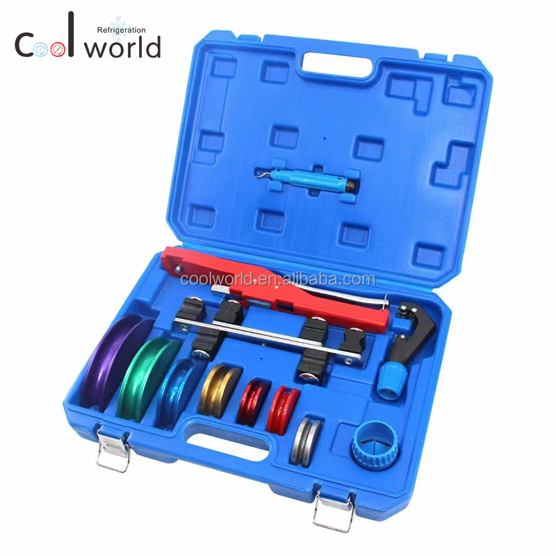 New CT-999RF-C tube bender kit with color wheel, reverse direction bending function for Copper tube aluminum tube