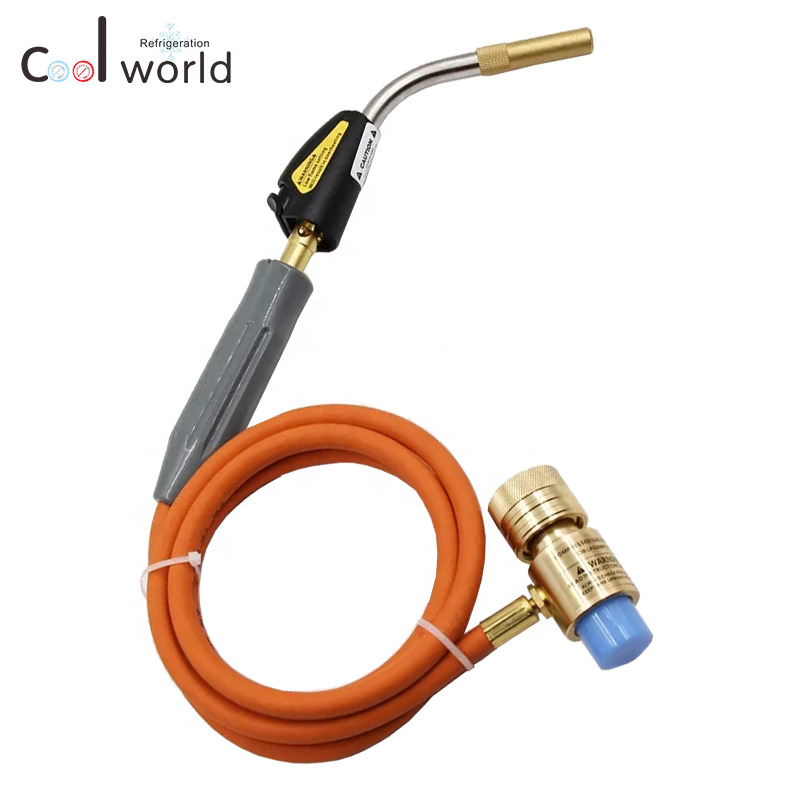 MAPP gas hand torch with 1.5m hose for soldering & brazing heat treating and light welding