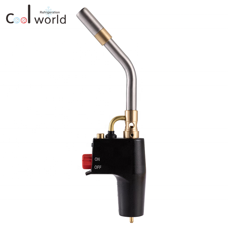 self ingiting hand torch with MAPP/PROPANE CGA600 connection welding torch