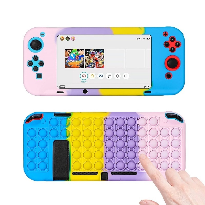 Fidget toy silicone protective cover is suitable for custom nintendo switch / switch lite Protective shell