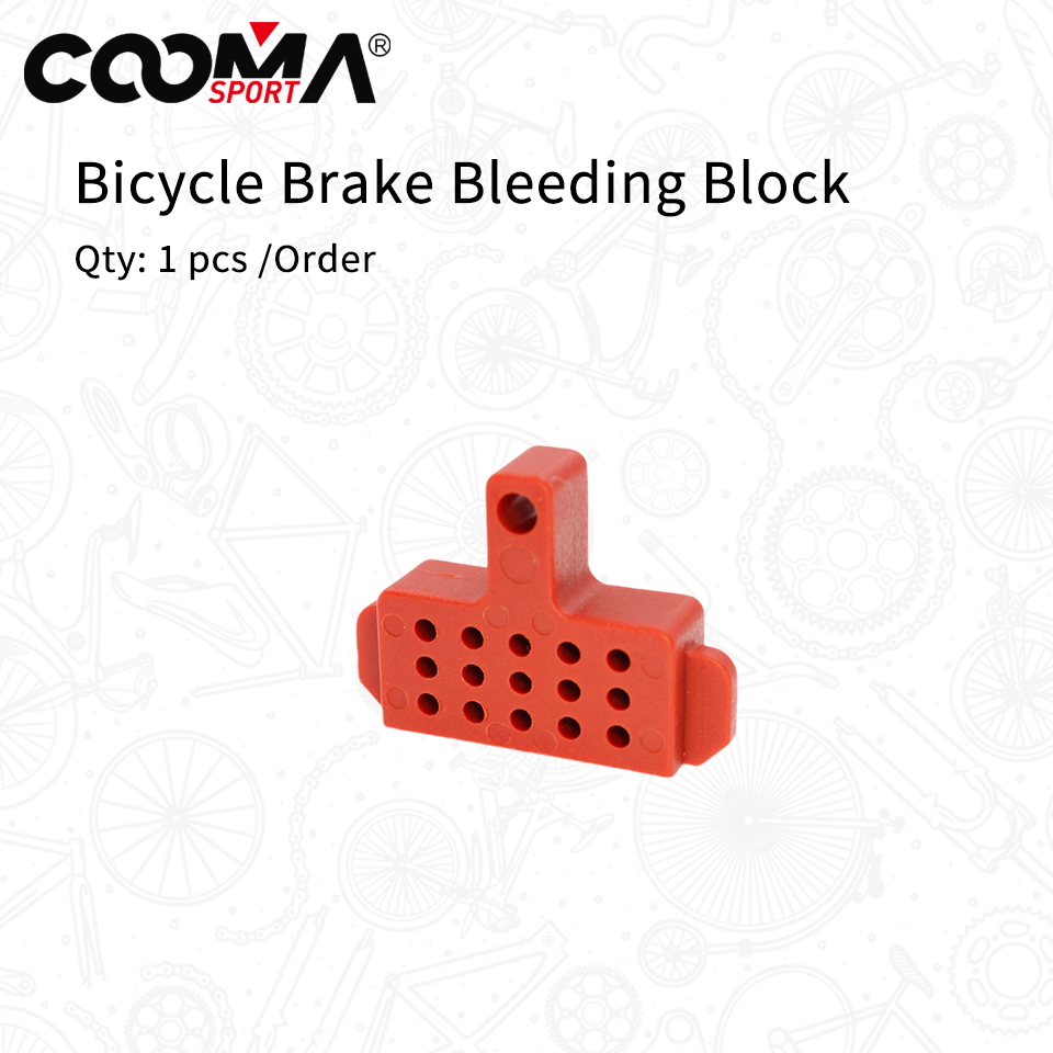 Hydraulic Disc Brake Bleed Spacer for Shimano Brake System, Bleed Tool, 1 PCS, Red color