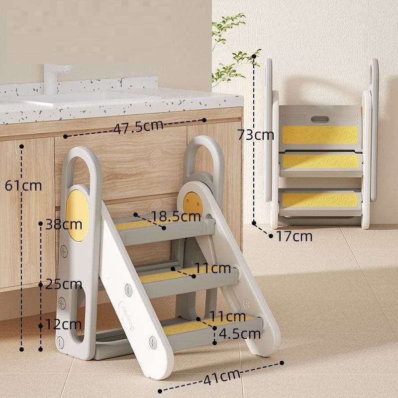 Multifunctional Foldable And Non-Slip Adjustable Safety Learning Foldable Toilet Stool