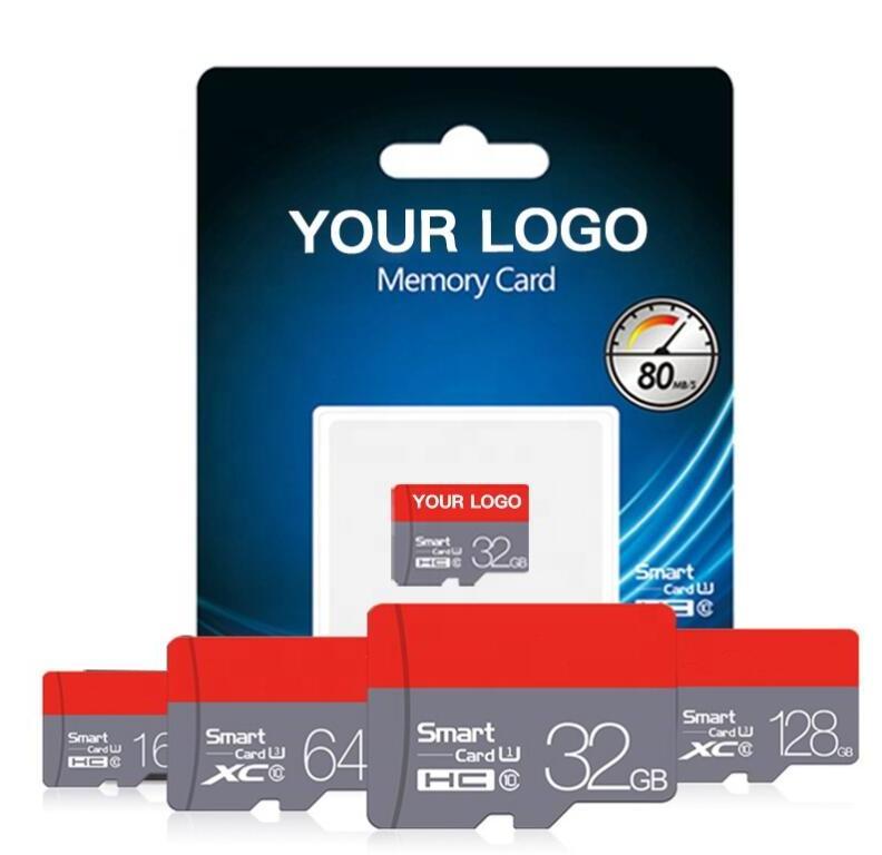 Support OEM High Speed Mobile Phone TF Card SD Card Memory 4GB 8GB 16GB 32GB 64GB 128GB 256GB 512GB Memory Cards