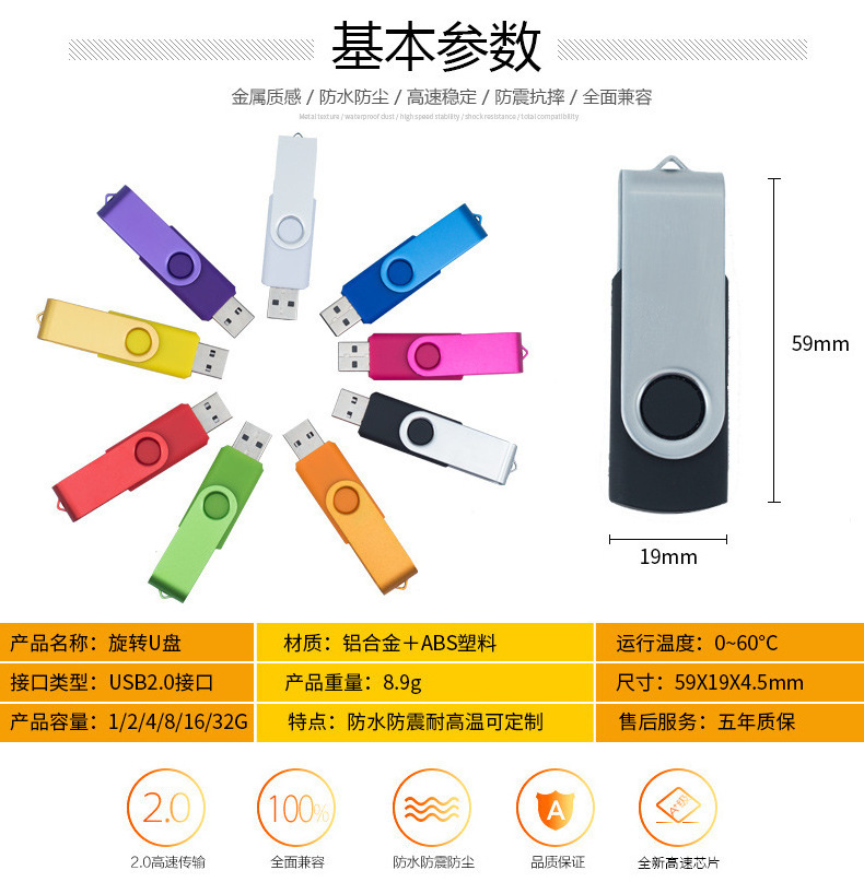 Usb flash drives have 2.0 and 3.0 standard versions that can be used not only on the pc side but also on some storage devices