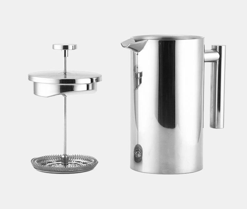 French tip press on nails long Sale Double-Wall Insulated Large French Coffee Press Stainless Steel French Press coffee maker