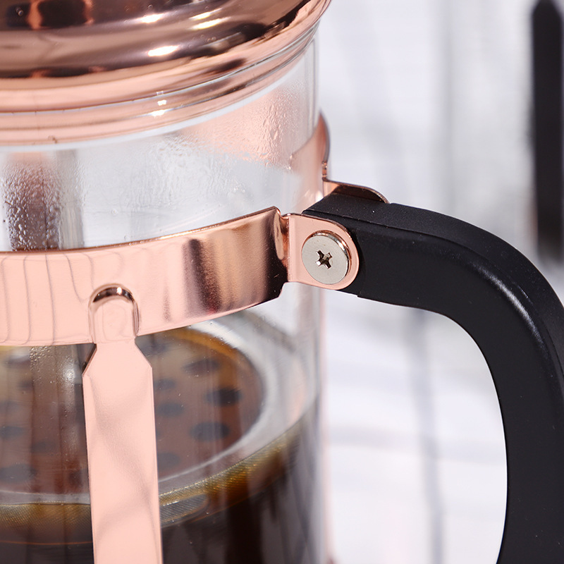 Coffee pot Teapot Customized french tip press on nails European style Glass French Presses and coffee tea maker